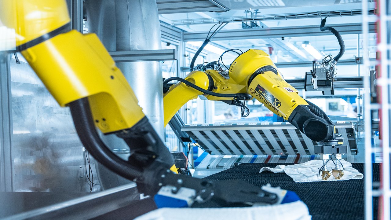 Specialists working on a project